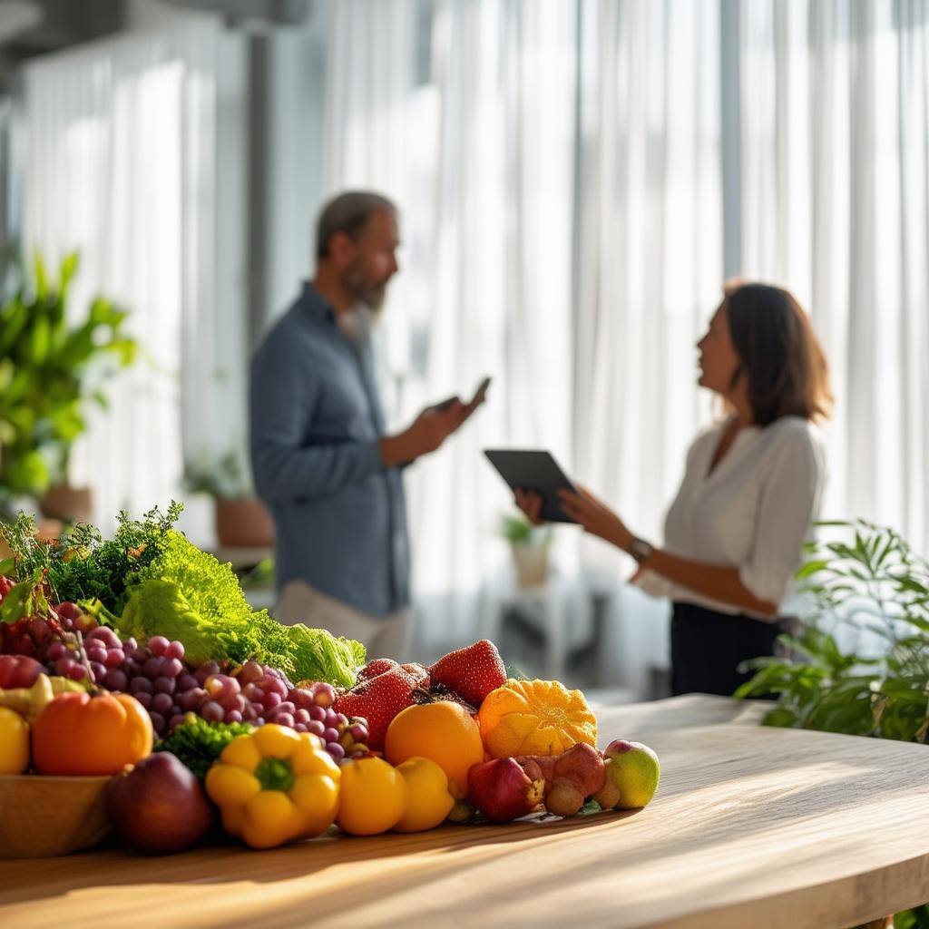 The image depicts a serene wellness clinic environment, with soft, natural light filtering through large windows adorned with sheer white curtains-Dec-17-2024-05-53-55-0236-PM